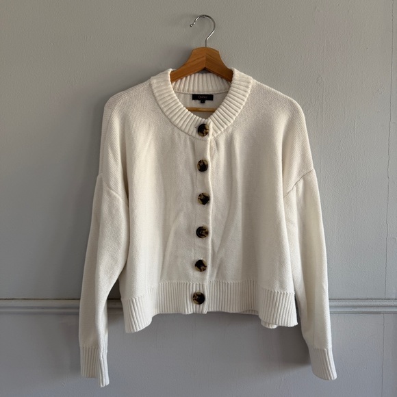 QUINCE > Cropped Cardigan - Picture 6 of 6